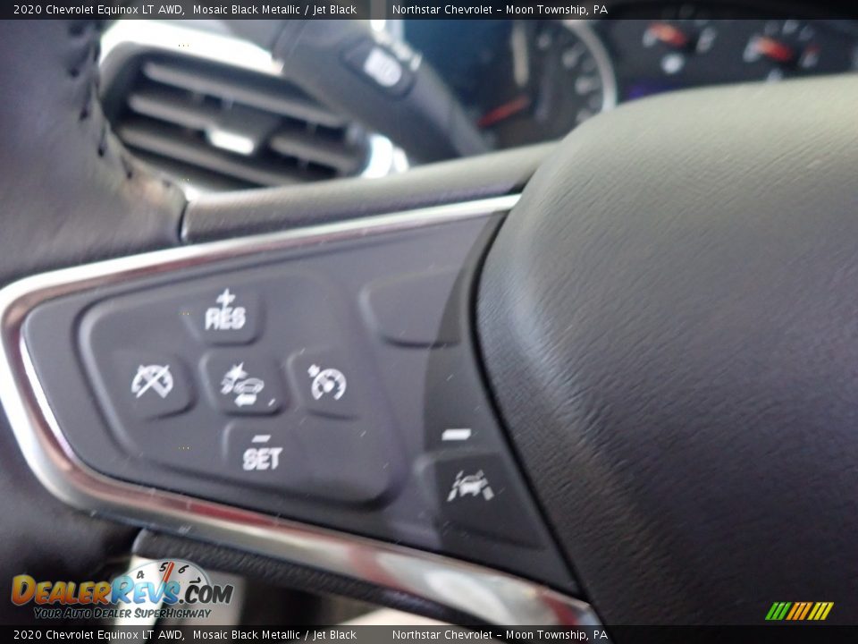 2020 Chevrolet Equinox LT AWD Mosaic Black Metallic / Jet Black Photo #14
