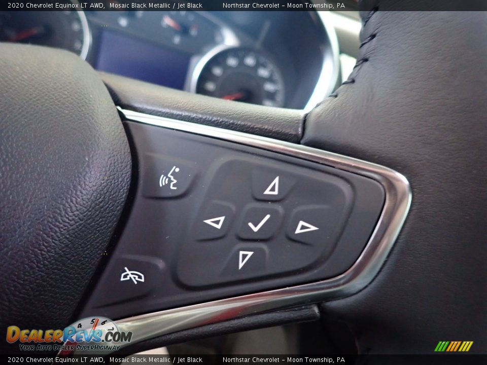 2020 Chevrolet Equinox LT AWD Mosaic Black Metallic / Jet Black Photo #15