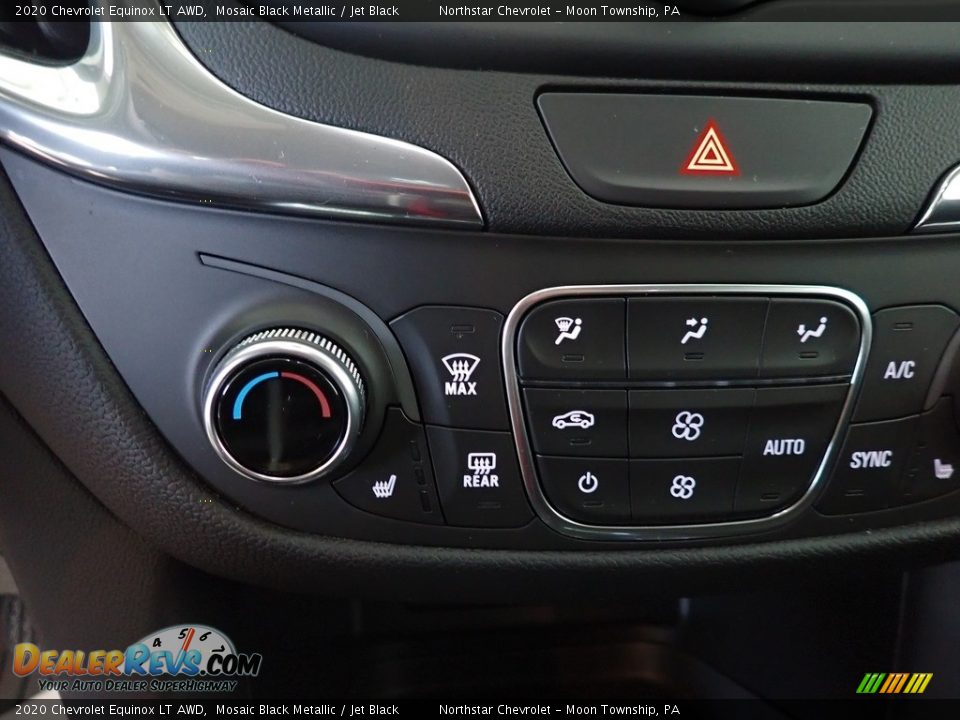 2020 Chevrolet Equinox LT AWD Mosaic Black Metallic / Jet Black Photo #16