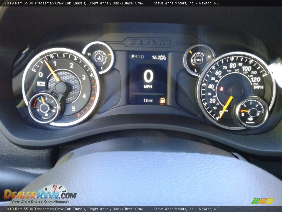 2019 Ram 5500 Tradesman Crew Cab Chassis Bright White / Black/Diesel Gray Photo #17