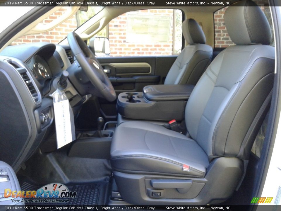 2019 Ram 5500 Tradesman Regular Cab 4x4 Chassis Bright White / Black/Diesel Gray Photo #10