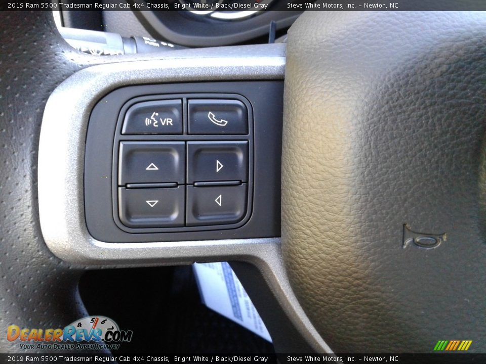2019 Ram 5500 Tradesman Regular Cab 4x4 Chassis Bright White / Black/Diesel Gray Photo #15