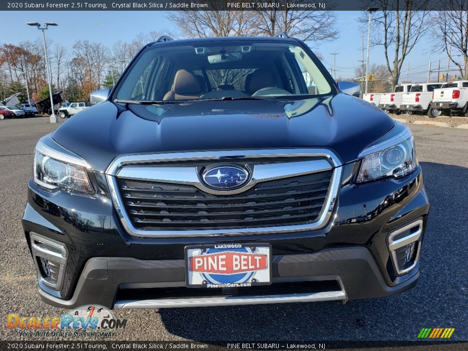 2020 Subaru Forester 2.5i Touring Crystal Black Silica / Saddle Brown Photo #2