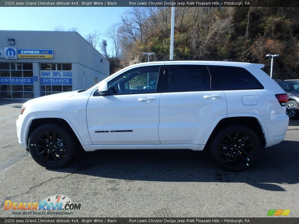 2020 Jeep Grand Cherokee Altitude 4x4 Bright White / Black Photo #2