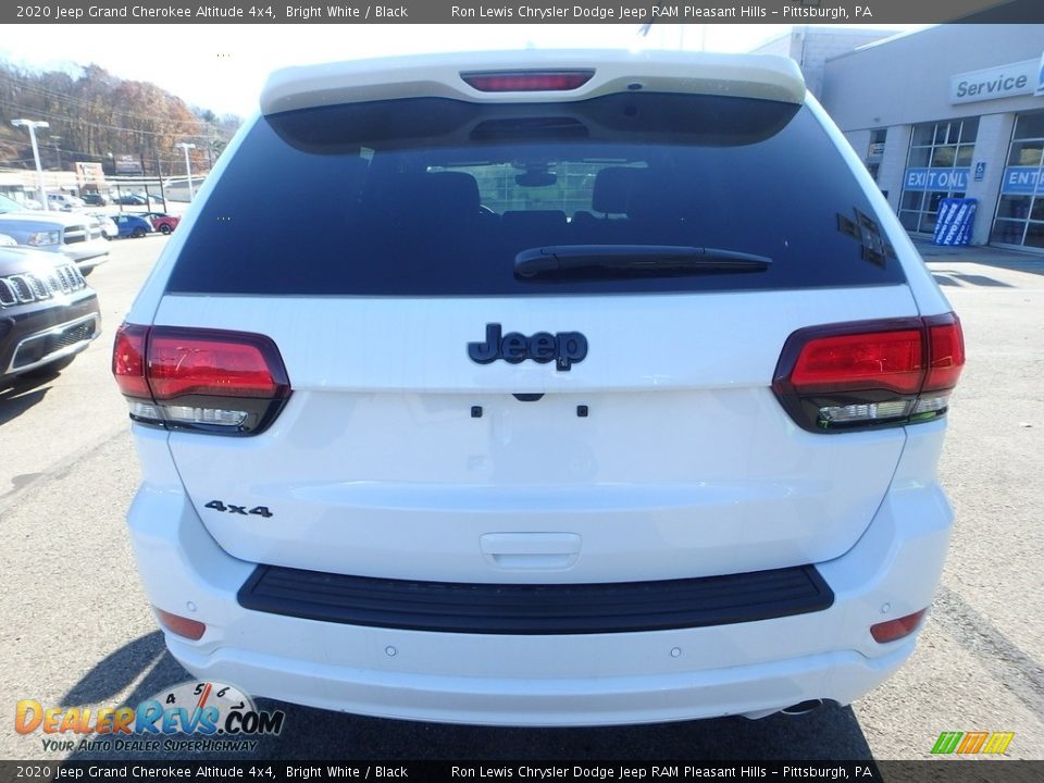 2020 Jeep Grand Cherokee Altitude 4x4 Bright White / Black Photo #4