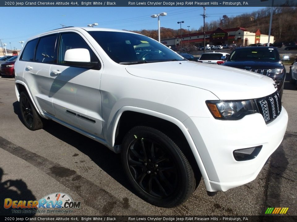 2020 Jeep Grand Cherokee Altitude 4x4 Bright White / Black Photo #8