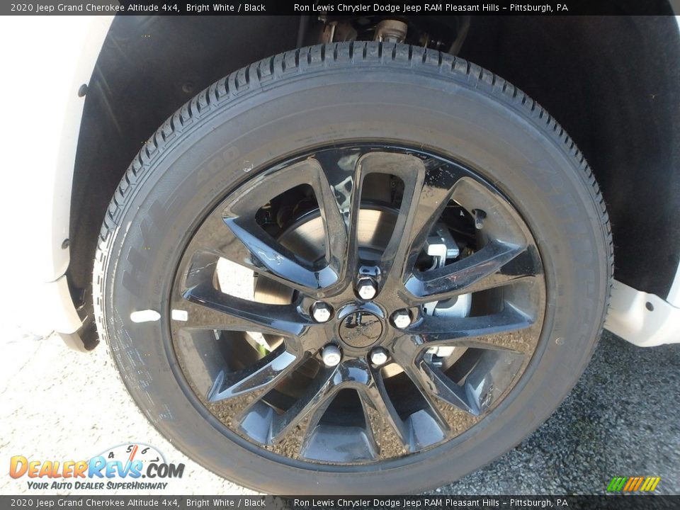 2020 Jeep Grand Cherokee Altitude 4x4 Bright White / Black Photo #10