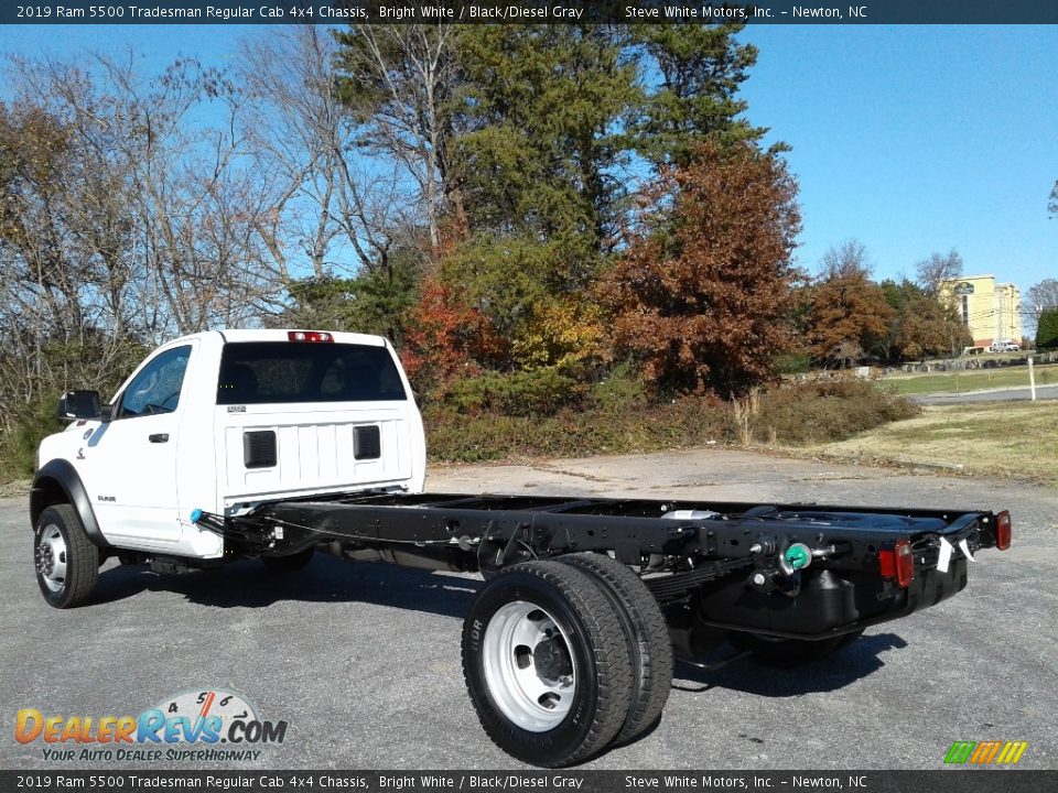 2019 Ram 5500 Tradesman Regular Cab 4x4 Chassis Bright White / Black/Diesel Gray Photo #8
