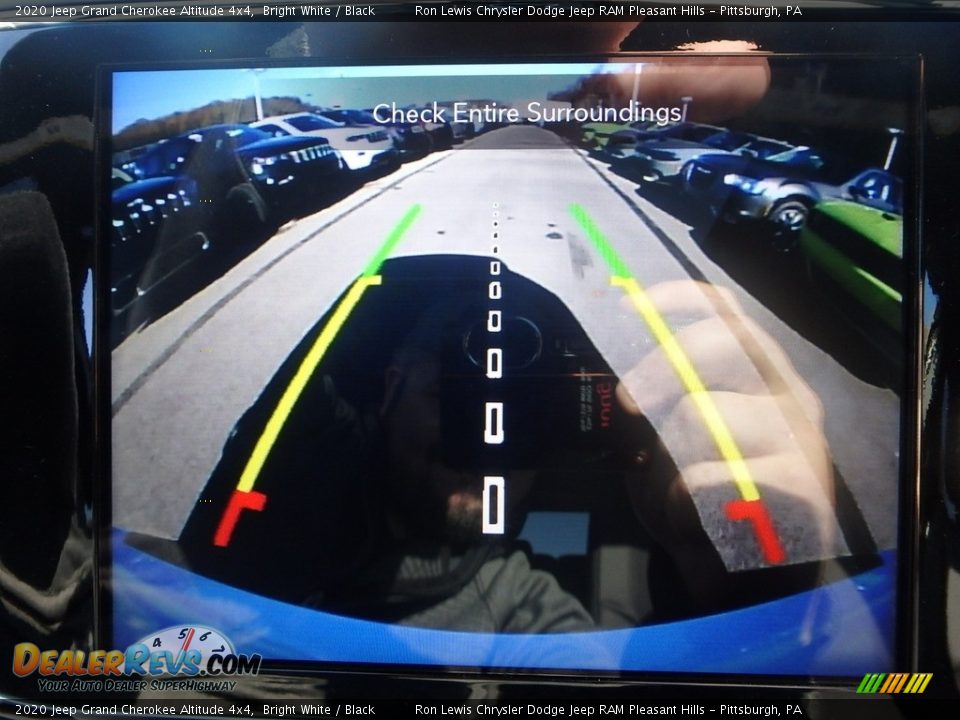 2020 Jeep Grand Cherokee Altitude 4x4 Bright White / Black Photo #16