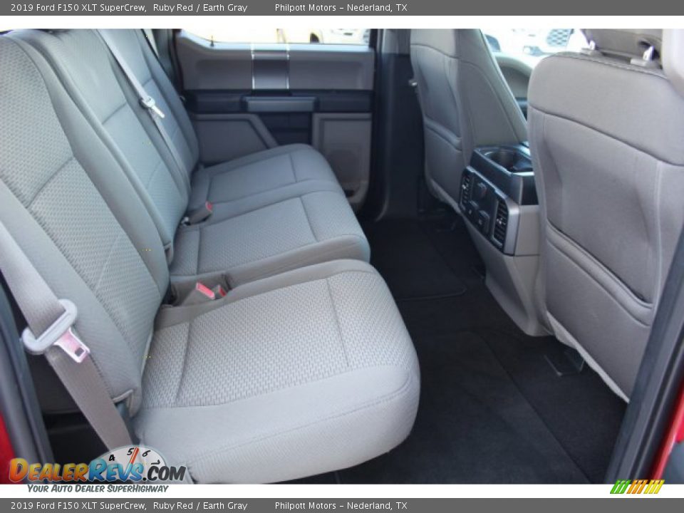 2019 Ford F150 XLT SuperCrew Ruby Red / Earth Gray Photo #28