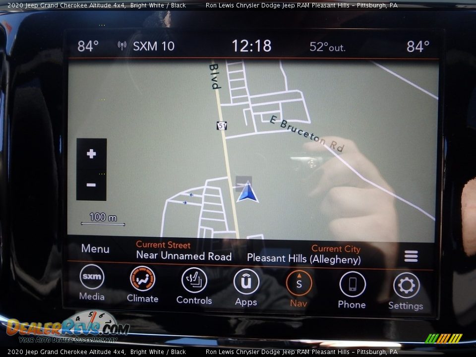 2020 Jeep Grand Cherokee Altitude 4x4 Bright White / Black Photo #17