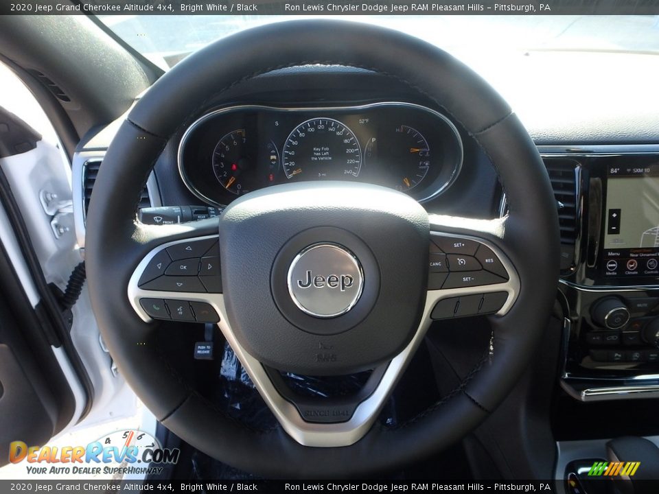 2020 Jeep Grand Cherokee Altitude 4x4 Bright White / Black Photo #18