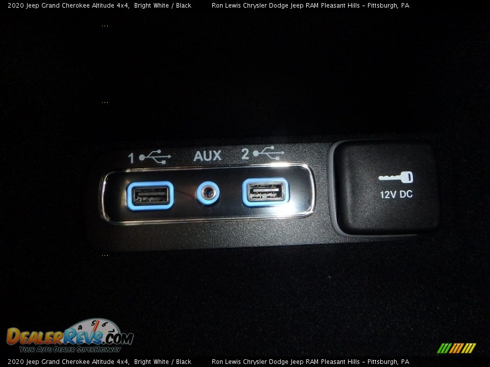 2020 Jeep Grand Cherokee Altitude 4x4 Bright White / Black Photo #20