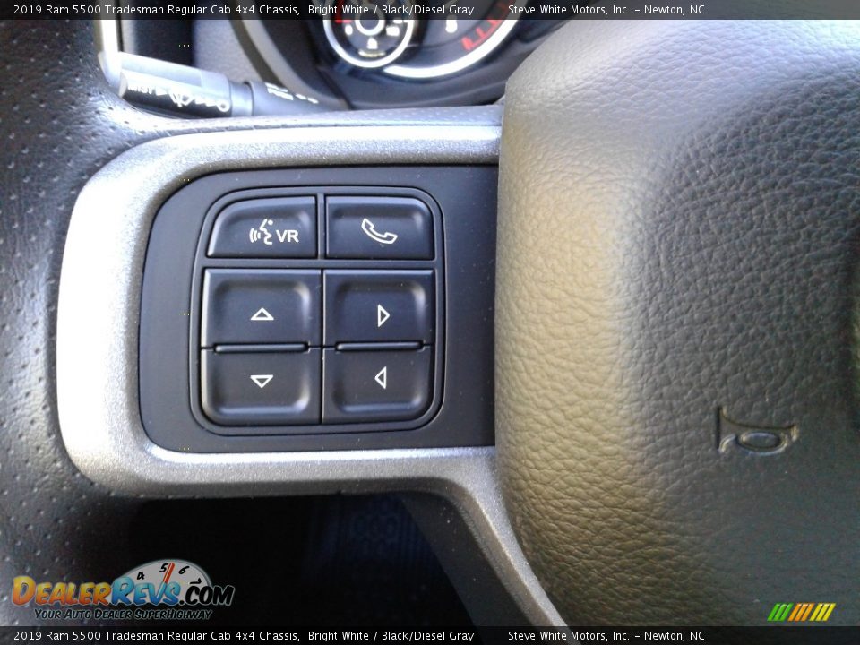 2019 Ram 5500 Tradesman Regular Cab 4x4 Chassis Bright White / Black/Diesel Gray Photo #15