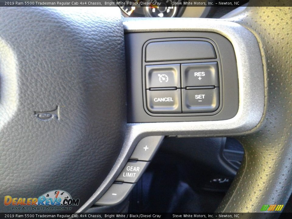 2019 Ram 5500 Tradesman Regular Cab 4x4 Chassis Bright White / Black/Diesel Gray Photo #16