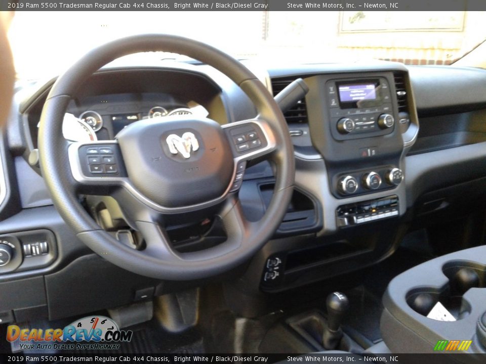 2019 Ram 5500 Tradesman Regular Cab 4x4 Chassis Bright White / Black/Diesel Gray Photo #22