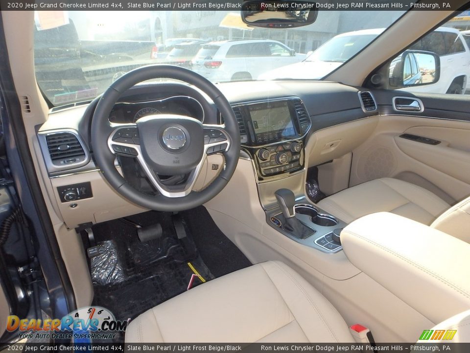 Light Frost Beige/Black Interior - 2020 Jeep Grand Cherokee Limited 4x4 Photo #13