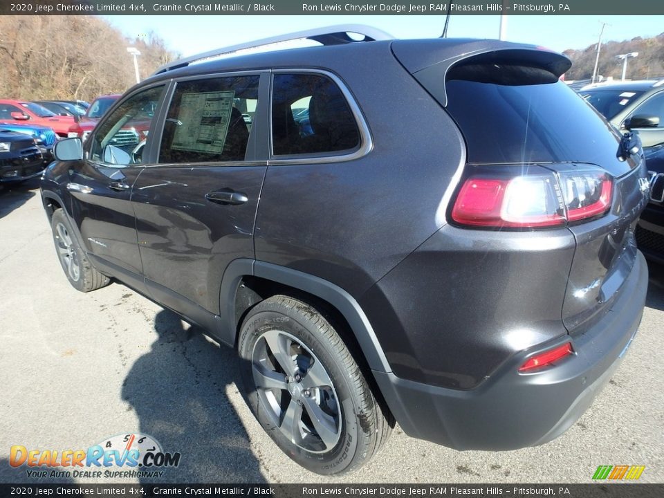 2020 Jeep Cherokee Limited 4x4 Granite Crystal Metallic / Black Photo #3