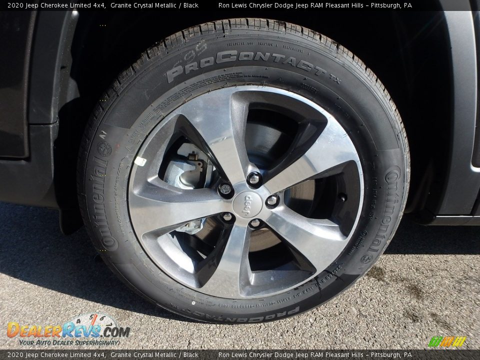 2020 Jeep Cherokee Limited 4x4 Granite Crystal Metallic / Black Photo #10