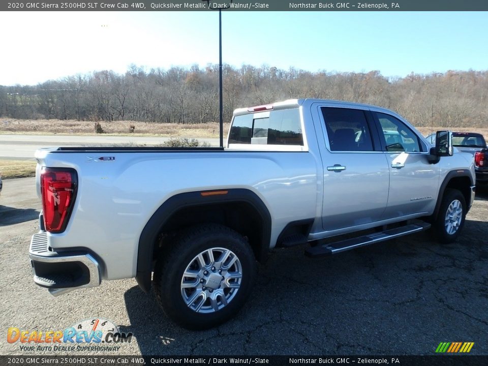 2020 GMC Sierra 2500HD SLT Crew Cab 4WD Quicksilver Metallic / Dark Walnut/­Slate Photo #5