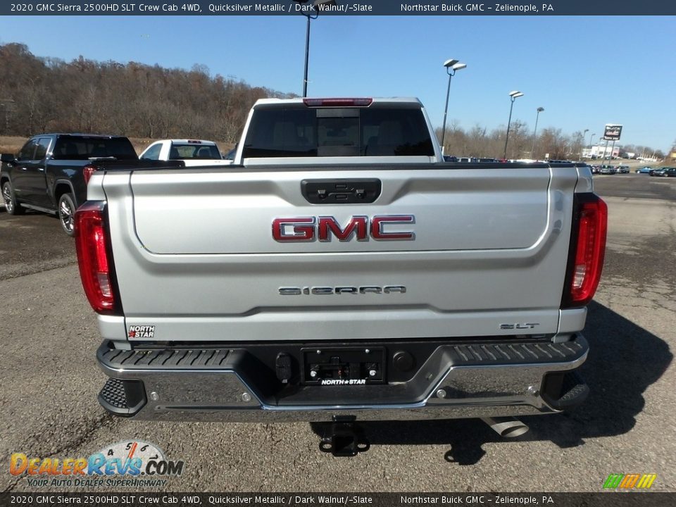 2020 GMC Sierra 2500HD SLT Crew Cab 4WD Quicksilver Metallic / Dark Walnut/­Slate Photo #6