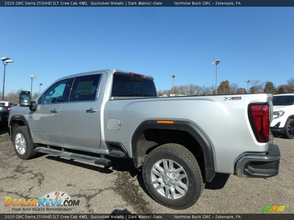 2020 GMC Sierra 2500HD SLT Crew Cab 4WD Quicksilver Metallic / Dark Walnut/­Slate Photo #7