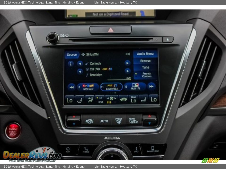 2019 Acura MDX Technology Lunar Silver Metallic / Ebony Photo #30