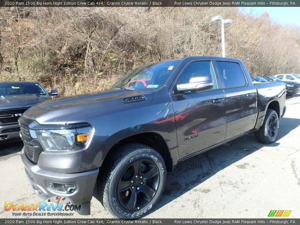 2020 Ram 1500 Big Horn Night Edition Crew Cab 4x4 Granite Crystal Metallic / Black Photo #1