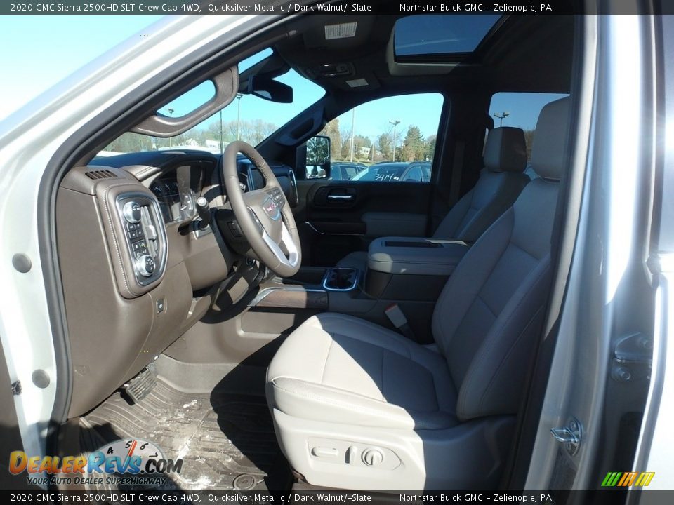 2020 GMC Sierra 2500HD SLT Crew Cab 4WD Quicksilver Metallic / Dark Walnut/­Slate Photo #14