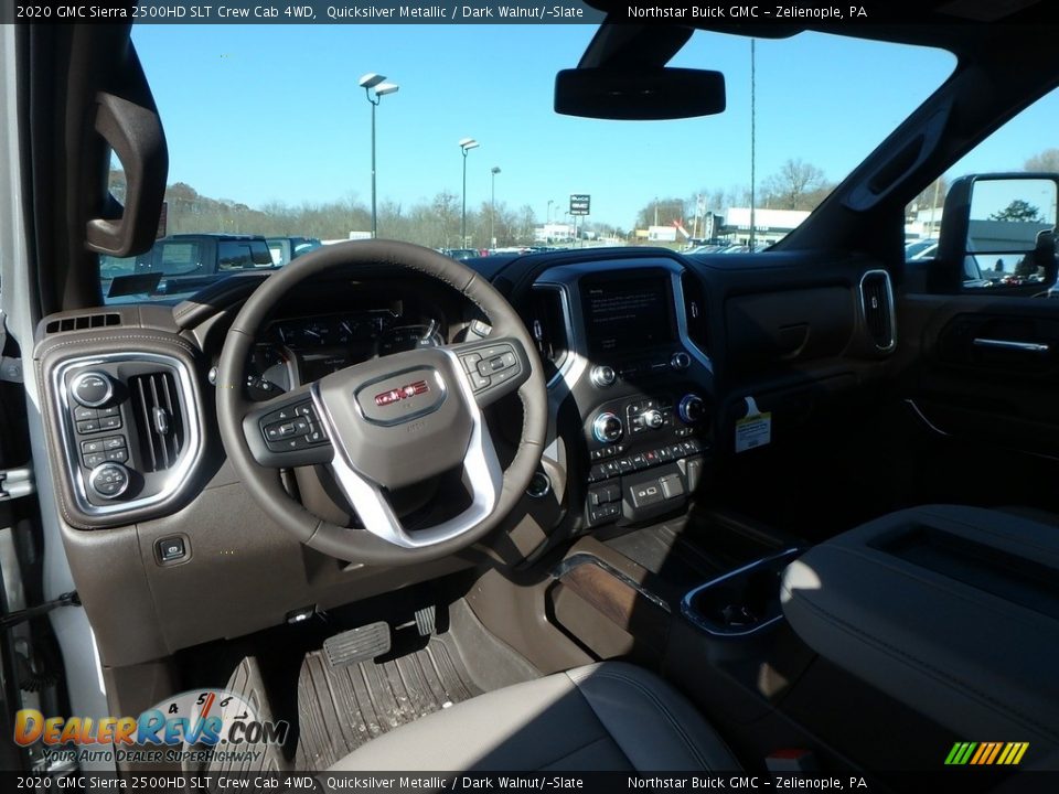 2020 GMC Sierra 2500HD SLT Crew Cab 4WD Quicksilver Metallic / Dark Walnut/­Slate Photo #16