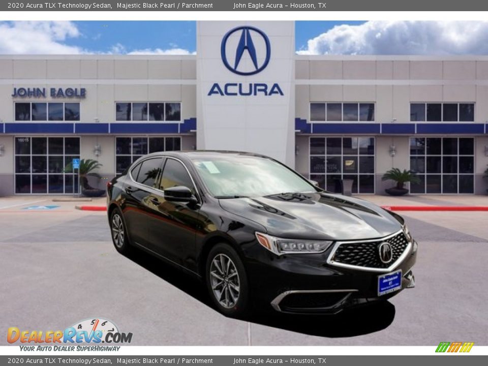 2020 Acura TLX Technology Sedan Majestic Black Pearl / Parchment Photo #1