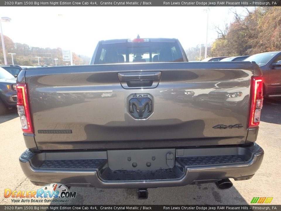 2020 Ram 1500 Big Horn Night Edition Crew Cab 4x4 Granite Crystal Metallic / Black Photo #4