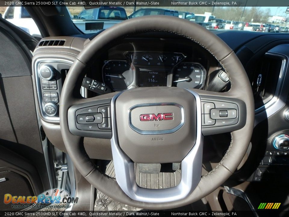 2020 GMC Sierra 2500HD SLT Crew Cab 4WD Quicksilver Metallic / Dark Walnut/­Slate Photo #18