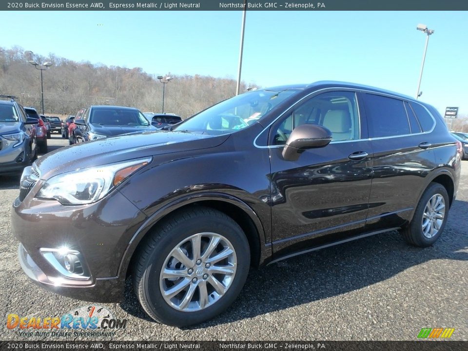 2020 Buick Envision Essence AWD Espresso Metallic / Light Neutral Photo #1