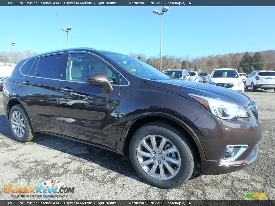 Front 3/4 View of 2020 Buick Envision Essence AWD Photo #3