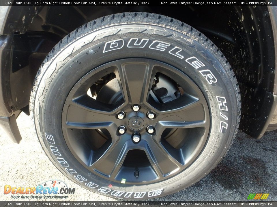 2020 Ram 1500 Big Horn Night Edition Crew Cab 4x4 Granite Crystal Metallic / Black Photo #10