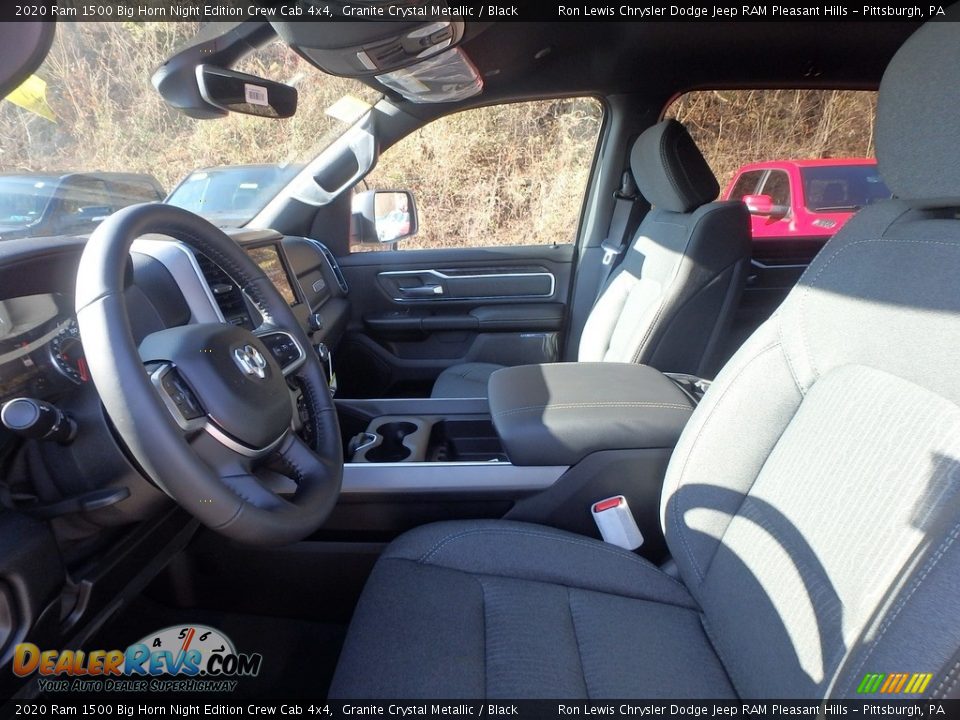 2020 Ram 1500 Big Horn Night Edition Crew Cab 4x4 Granite Crystal Metallic / Black Photo #11