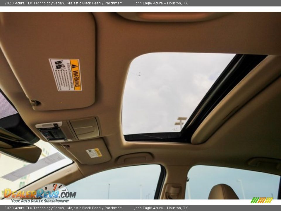 2020 Acura TLX Technology Sedan Majestic Black Pearl / Parchment Photo #14