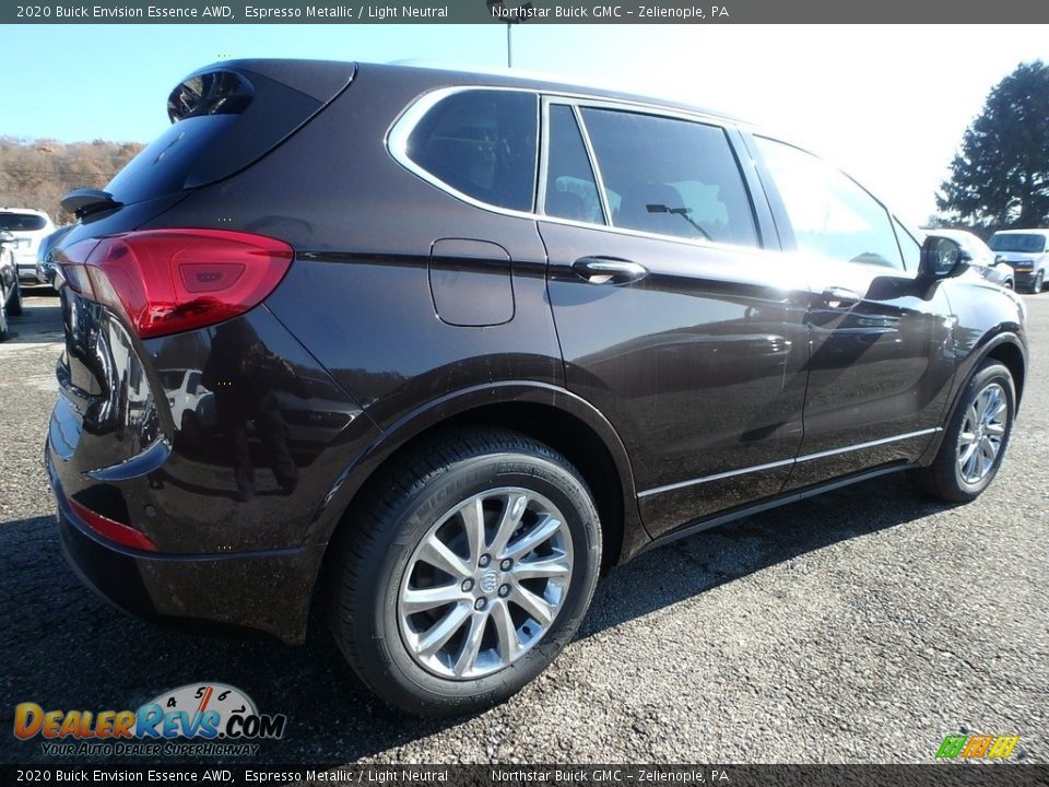 2020 Buick Envision Essence AWD Espresso Metallic / Light Neutral Photo #5