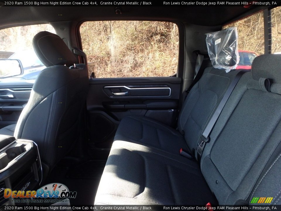 2020 Ram 1500 Big Horn Night Edition Crew Cab 4x4 Granite Crystal Metallic / Black Photo #12