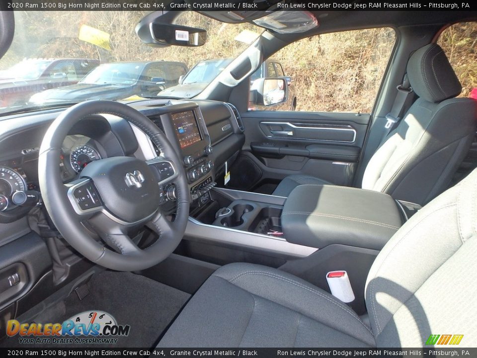 2020 Ram 1500 Big Horn Night Edition Crew Cab 4x4 Granite Crystal Metallic / Black Photo #13