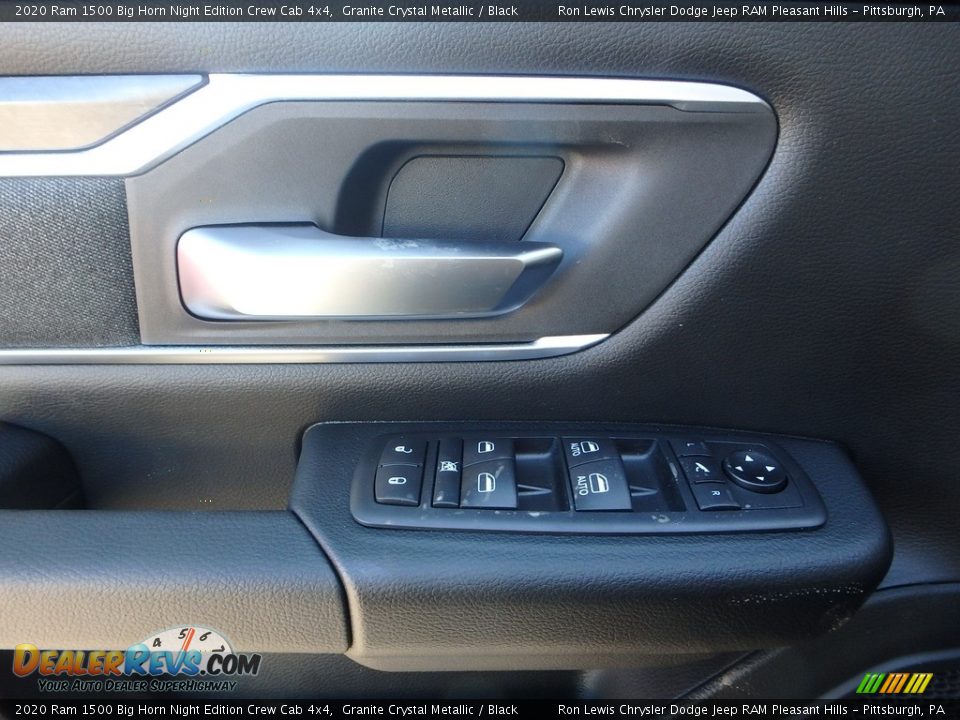 2020 Ram 1500 Big Horn Night Edition Crew Cab 4x4 Granite Crystal Metallic / Black Photo #14
