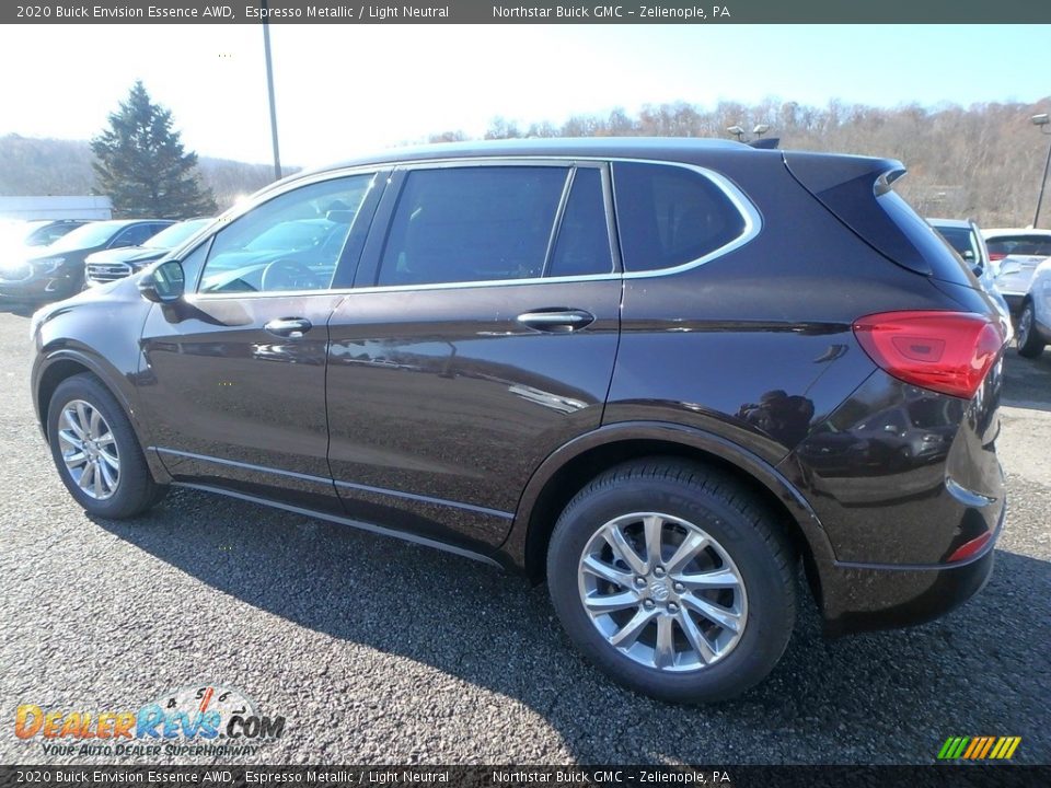 2020 Buick Envision Essence AWD Espresso Metallic / Light Neutral Photo #8