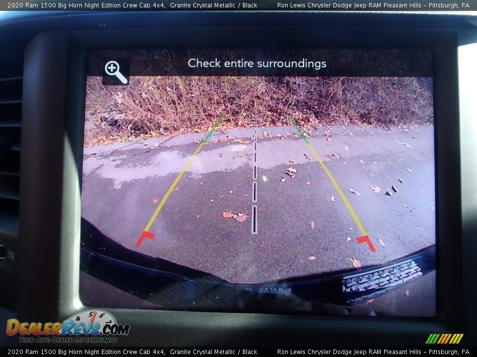 2020 Ram 1500 Big Horn Night Edition Crew Cab 4x4 Granite Crystal Metallic / Black Photo #16