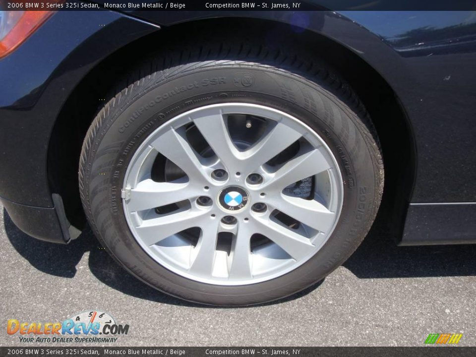 2006 BMW 3 Series 325i Sedan Monaco Blue Metallic / Beige Photo #7