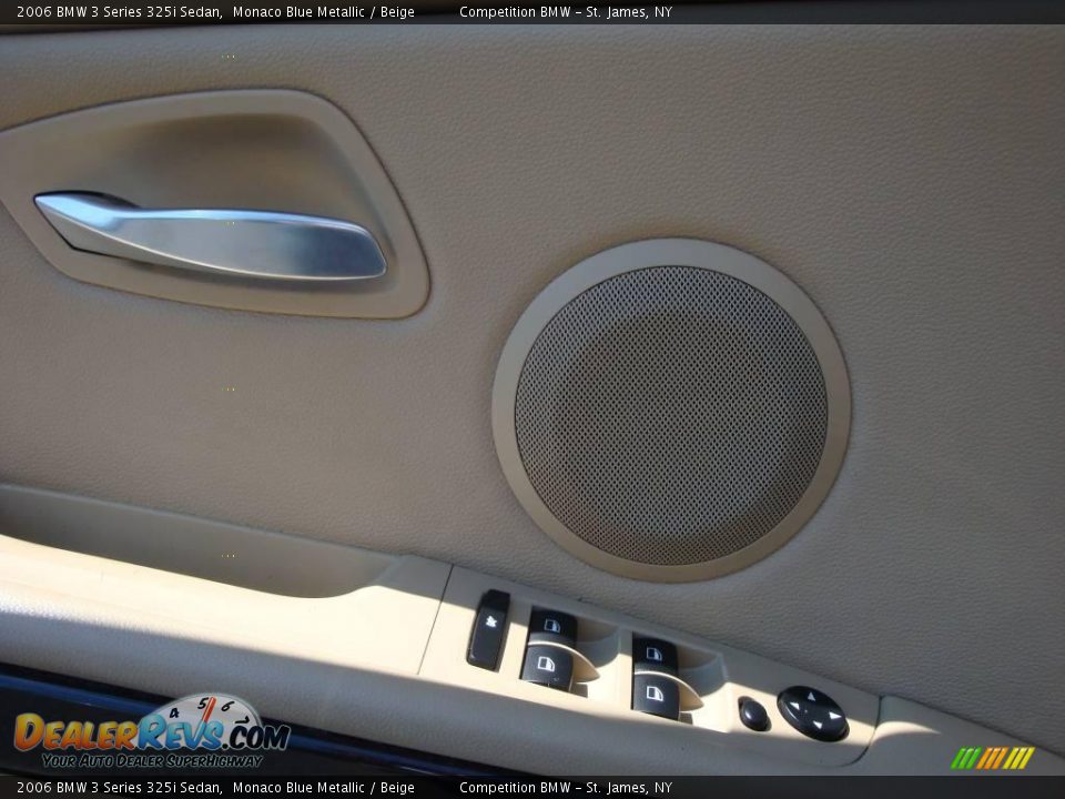 2006 BMW 3 Series 325i Sedan Monaco Blue Metallic / Beige Photo #8