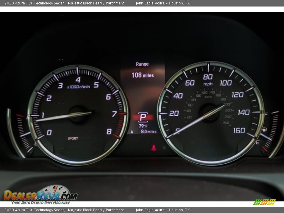 2020 Acura TLX Technology Sedan Majestic Black Pearl / Parchment Photo #32