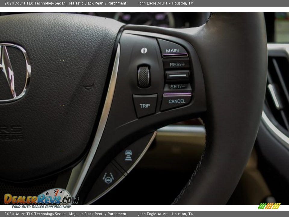 2020 Acura TLX Technology Sedan Majestic Black Pearl / Parchment Photo #33