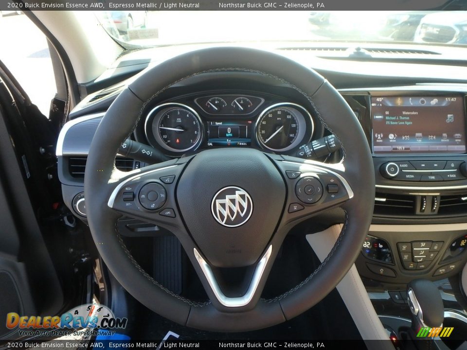 2020 Buick Envision Essence AWD Espresso Metallic / Light Neutral Photo #18