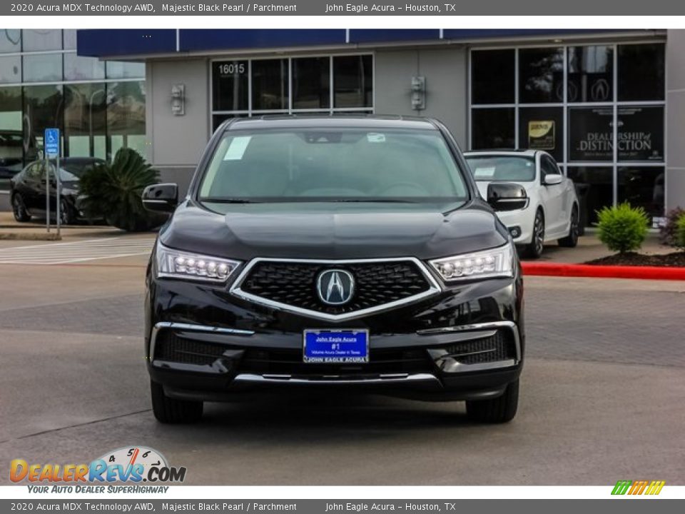 2020 Acura MDX Technology AWD Majestic Black Pearl / Parchment Photo #2